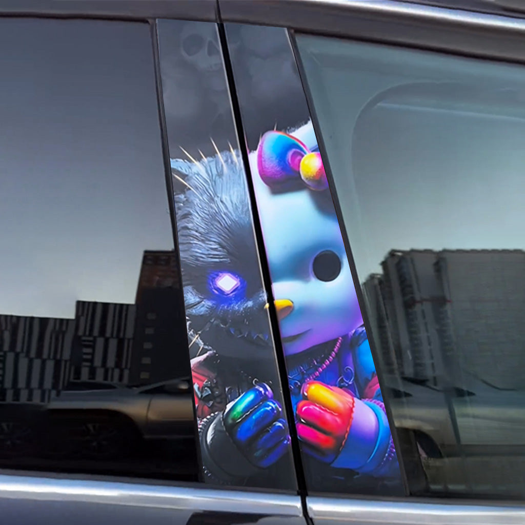 Tierische Autotür-Aufkleber