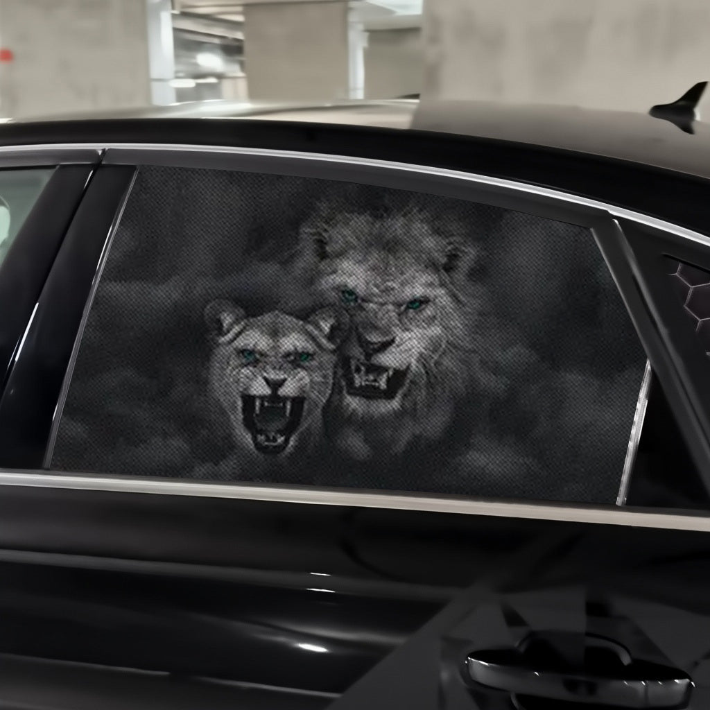 Autocollants animaux pour vitres de voiture