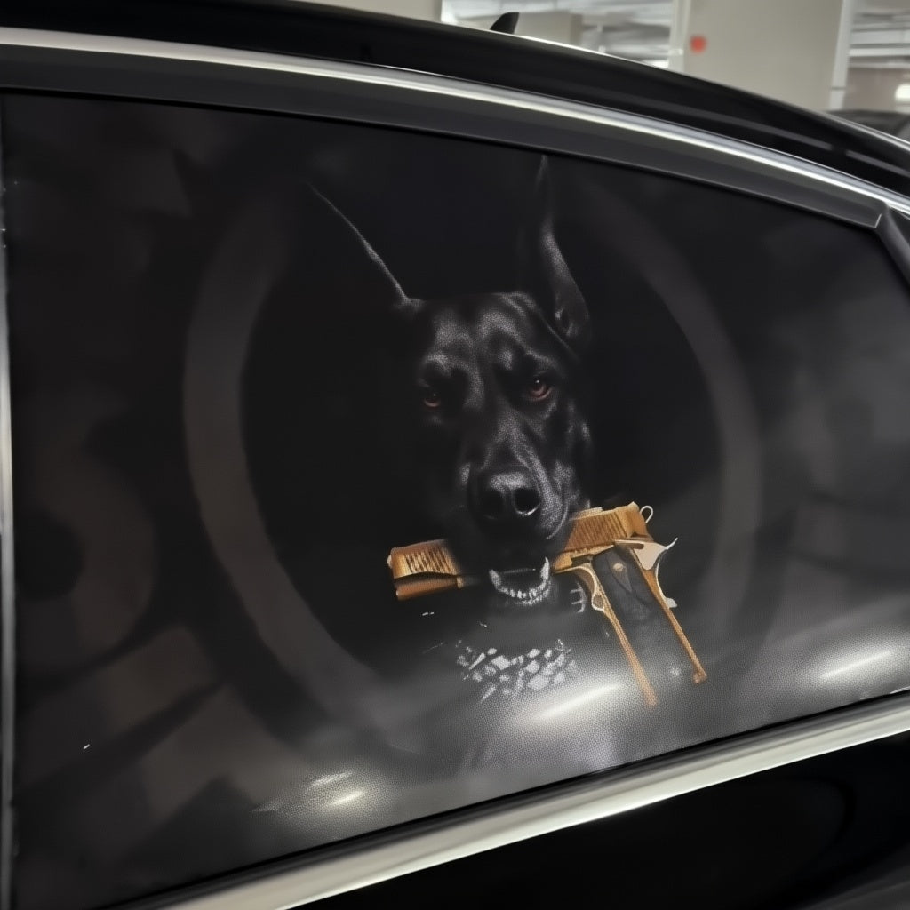 Autocollants animaux pour vitres de voiture