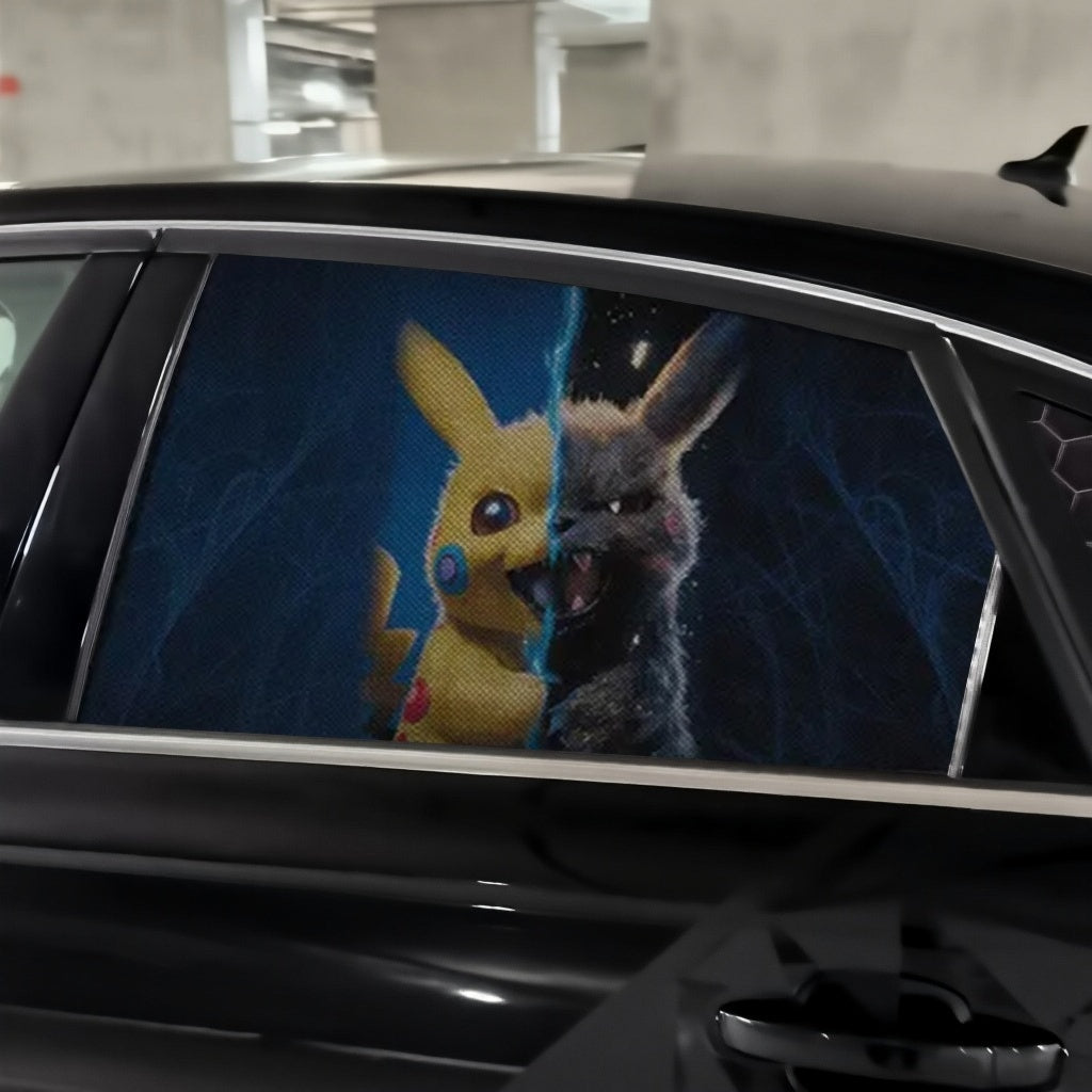 Autocollants animaux pour vitres de voiture