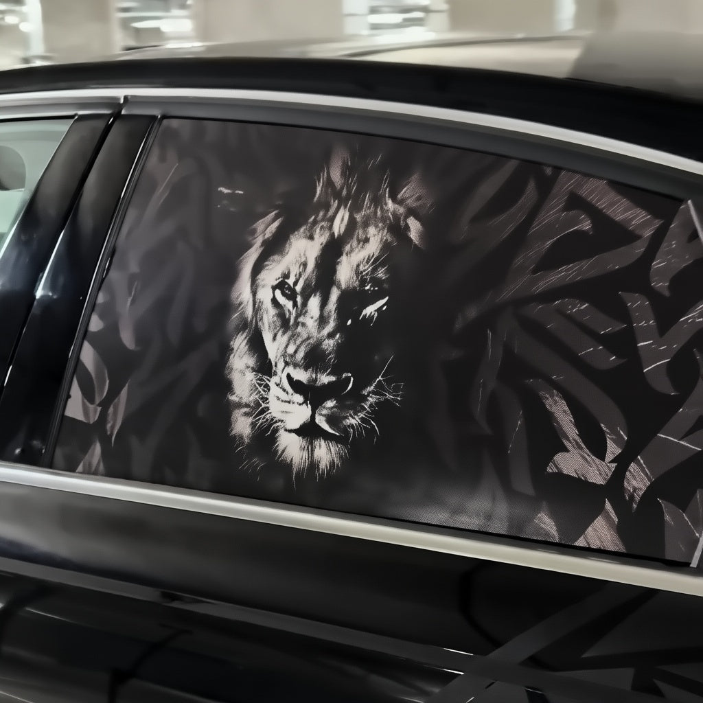 Autocollants animaux pour vitres de voiture