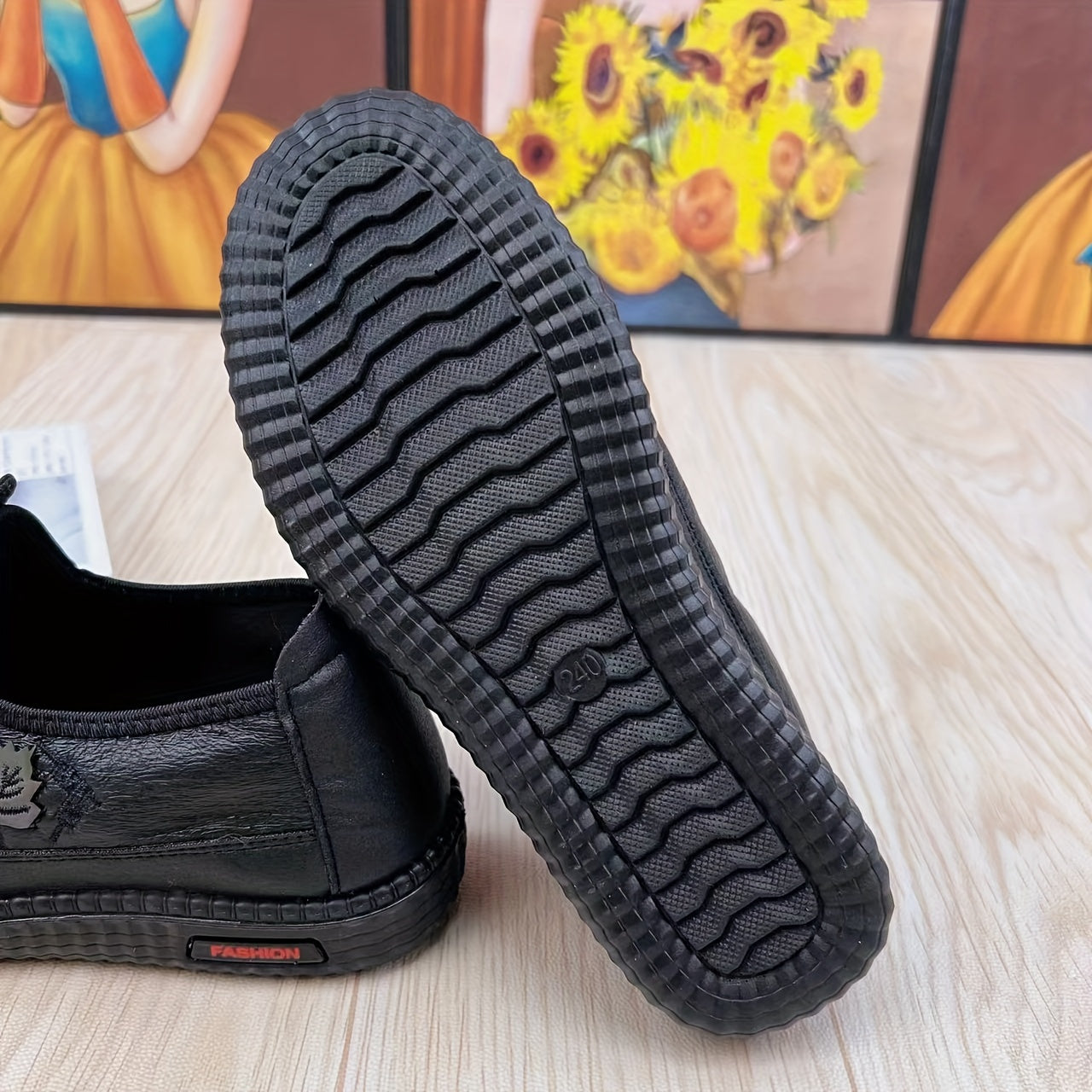 🔥Dernier jour de promotion -50 % - Chaussures orthopédiques en cuir faites à la main à semelle souple et confortable pour femmes