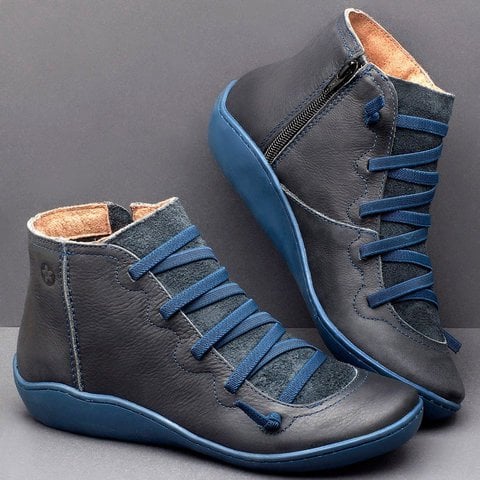 🔥Vente Flash -49 %🔥 - Bottes confortables en cuir faites à la main avec soutien de la voûte plantaire