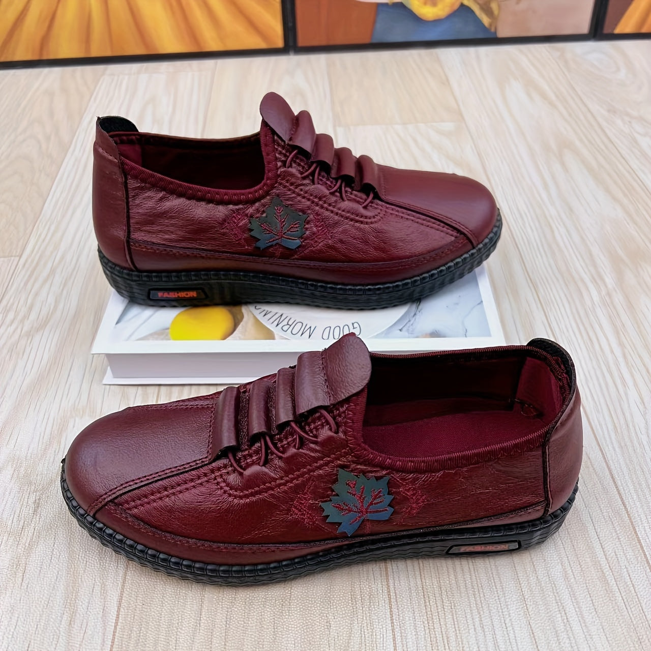 🔥Dernier jour de promotion -50 % - Chaussures orthopédiques en cuir faites à la main à semelle souple et confortable pour femmes