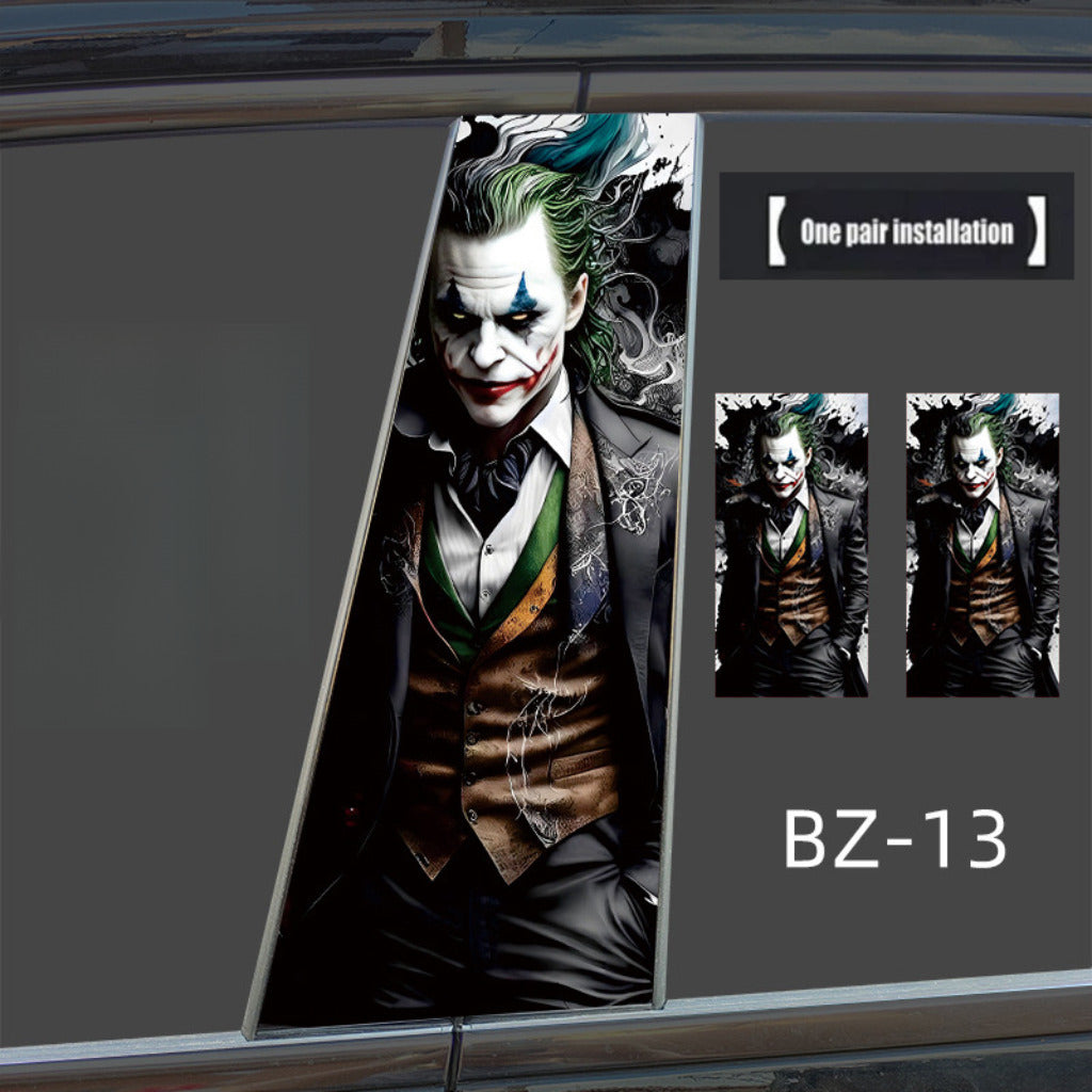 Autocollants de porte de voiture série Joker I
