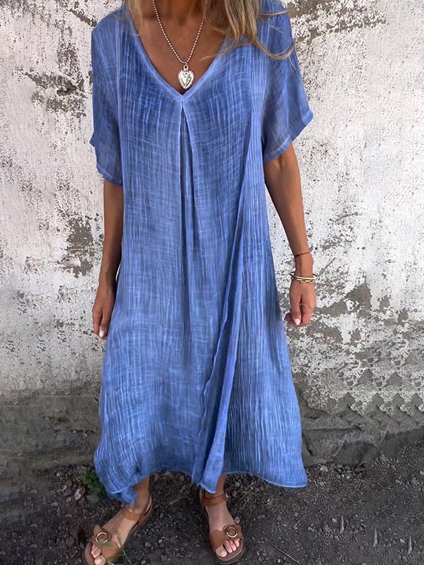 Le Coup de Cœur de Kathy - Robe Midi Col V