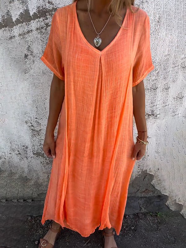 Le Coup de Cœur de Kathy - Robe Midi Col V